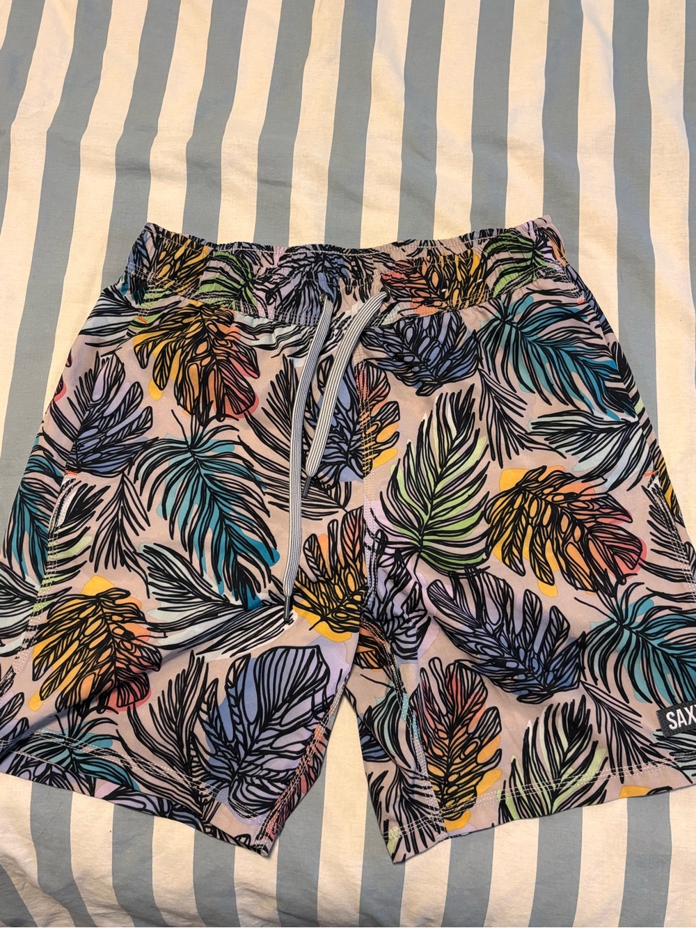 Men’s Small Saxx swim shorts 7 inch